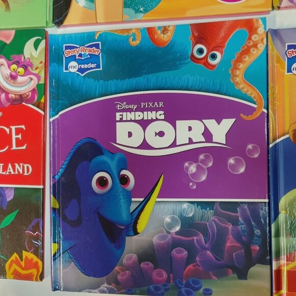 Lot of 6 Story Reader me Books Disney Aladdin, Alice, Dory, Tangled - Picture 7 of 9